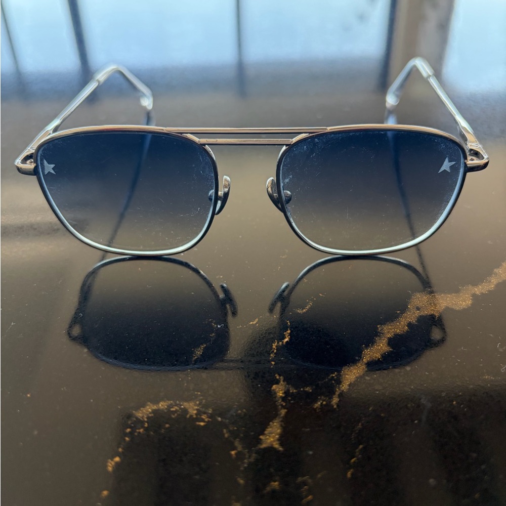 Golden Goose
Women's Blue Pilot-Frame Sunglasses